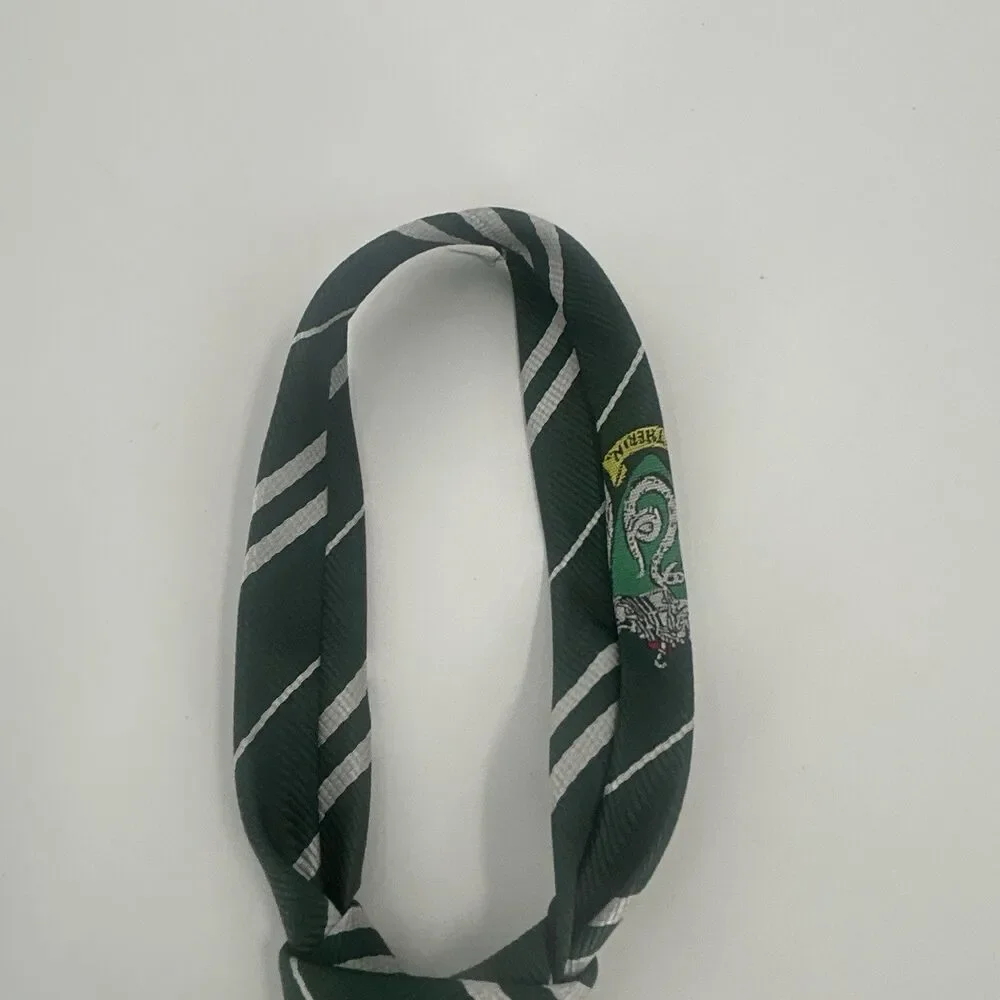 Harry Potter Slytherin Neck Tie Costume Dress Up Accessory Cos-Play Wizard Green
